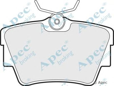 APEC BRAKING pad1279 -  Комплект тормозных колодок, дисковый тормоз